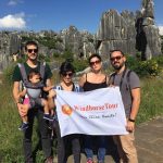 Rita Family at the Stone Forest